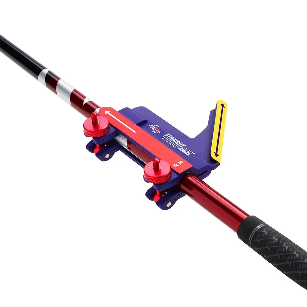 Plastic golf swing plane simulator trainer with adjustable base