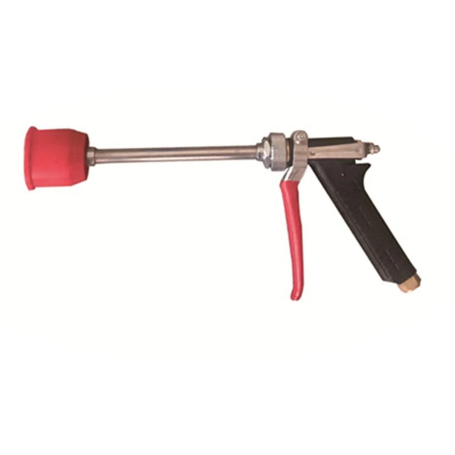 Plastic submachine gun style agricultural spray gun for pesticide applications