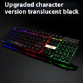 USB gaming keyboard cable with glow effects, 1.5 metres long, black and white options