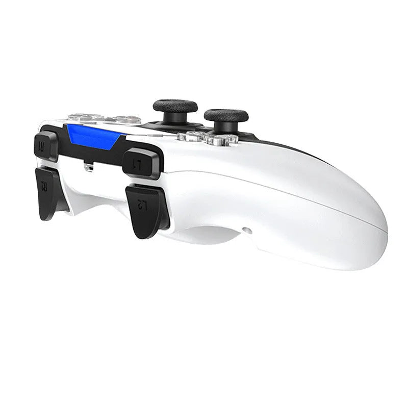 Bluetooth wireless gamepad in black ABS plastic with buttons and joysticks, 273g