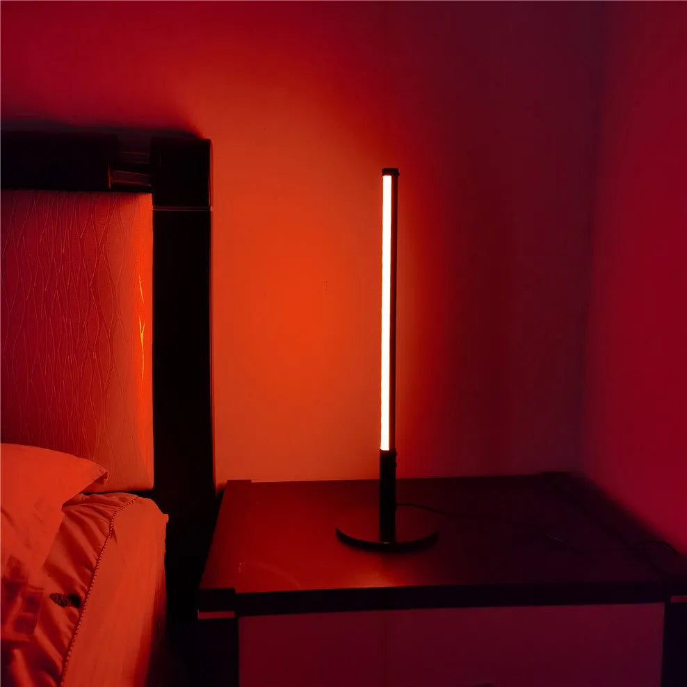 Black retro aluminium alloy decorative lamp with LED lighting for room atmosphere