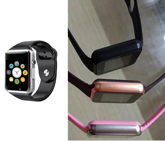 Android GSM smart watch with camera and 1.54-inch display in multiple colour options