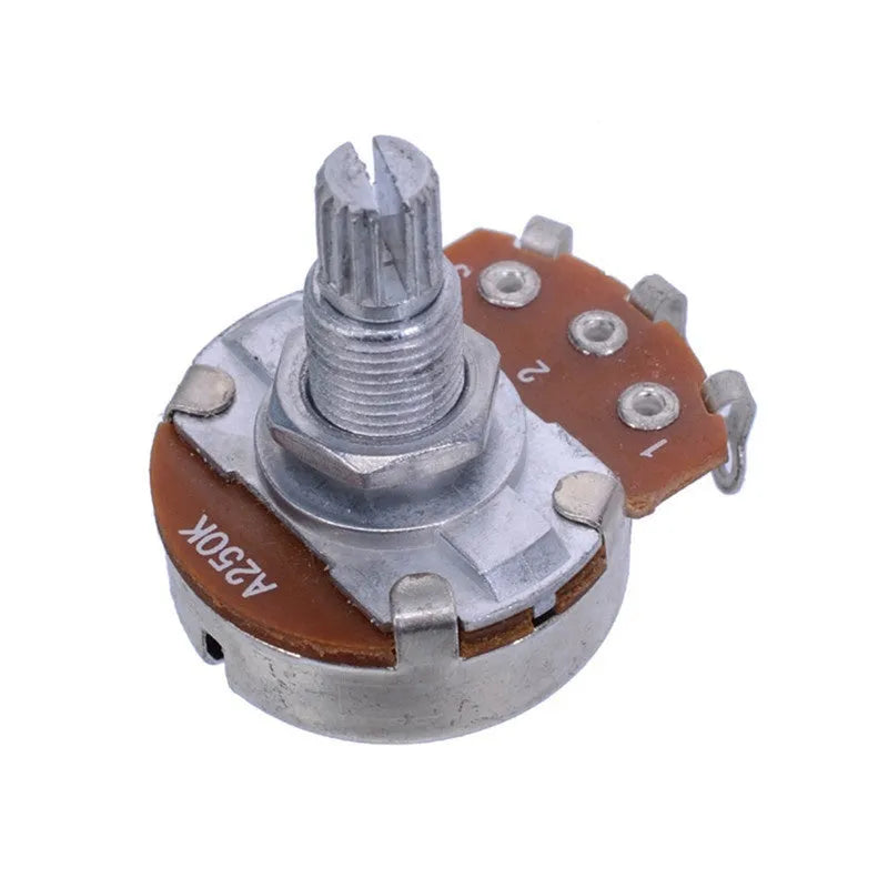Metal electric guitar potentiometer knob for volume and tone control replacement
