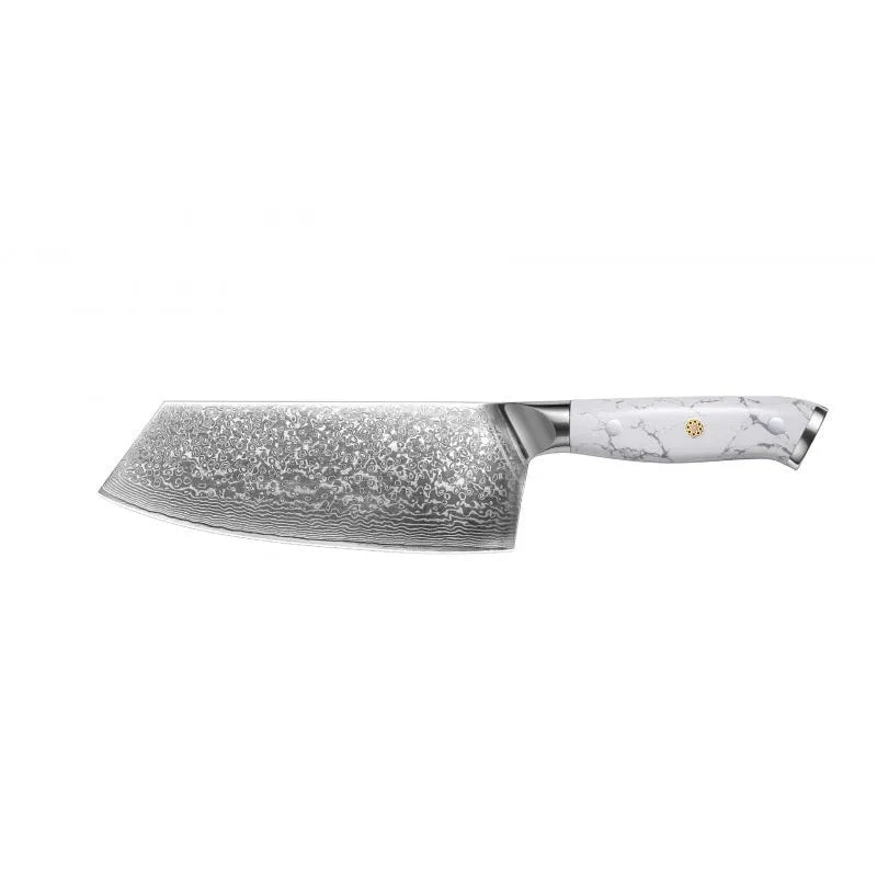 Damascus Special Household Combined Chef's Knife with 21cm VG10 steel blade and modern handle.