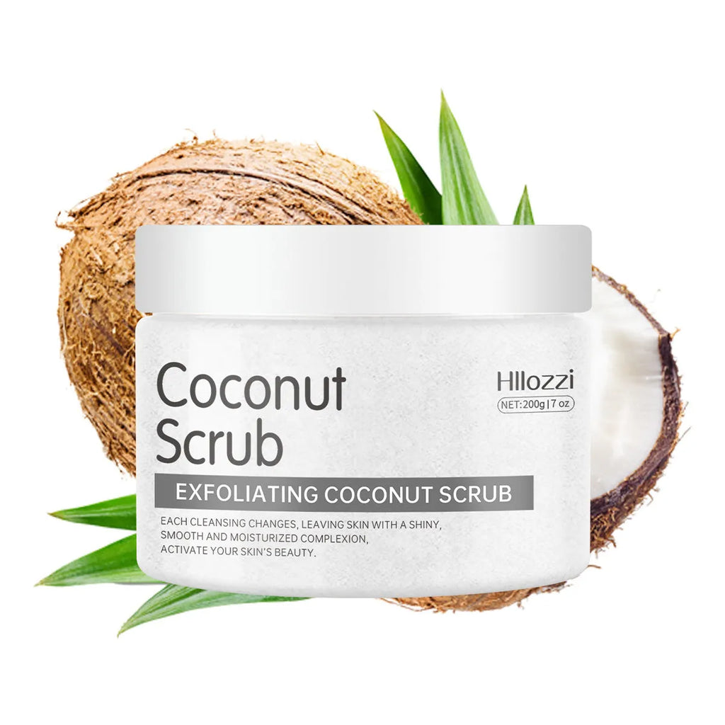 Himalayan Salt body scrub cream 200g exfoliating cream in a jar
