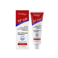 Mint flavoured brightening toothpaste tube with hydroxyapatite and calcium carbonate formula, 120g