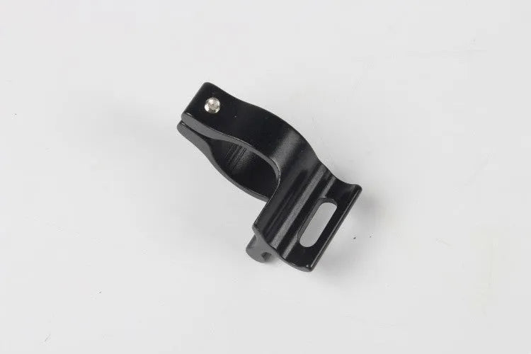 Black aluminium alloy clamp ring with 28.6mm diameter for vehicle cable management