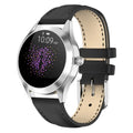 Women's sports smartwatch with heart rate monitoring in black, rose gold, silver or white colour options