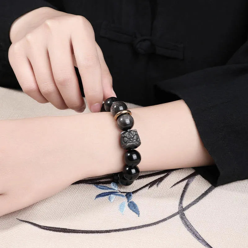 Fashion resin bracelet for men and women in S519 colour on flat surface