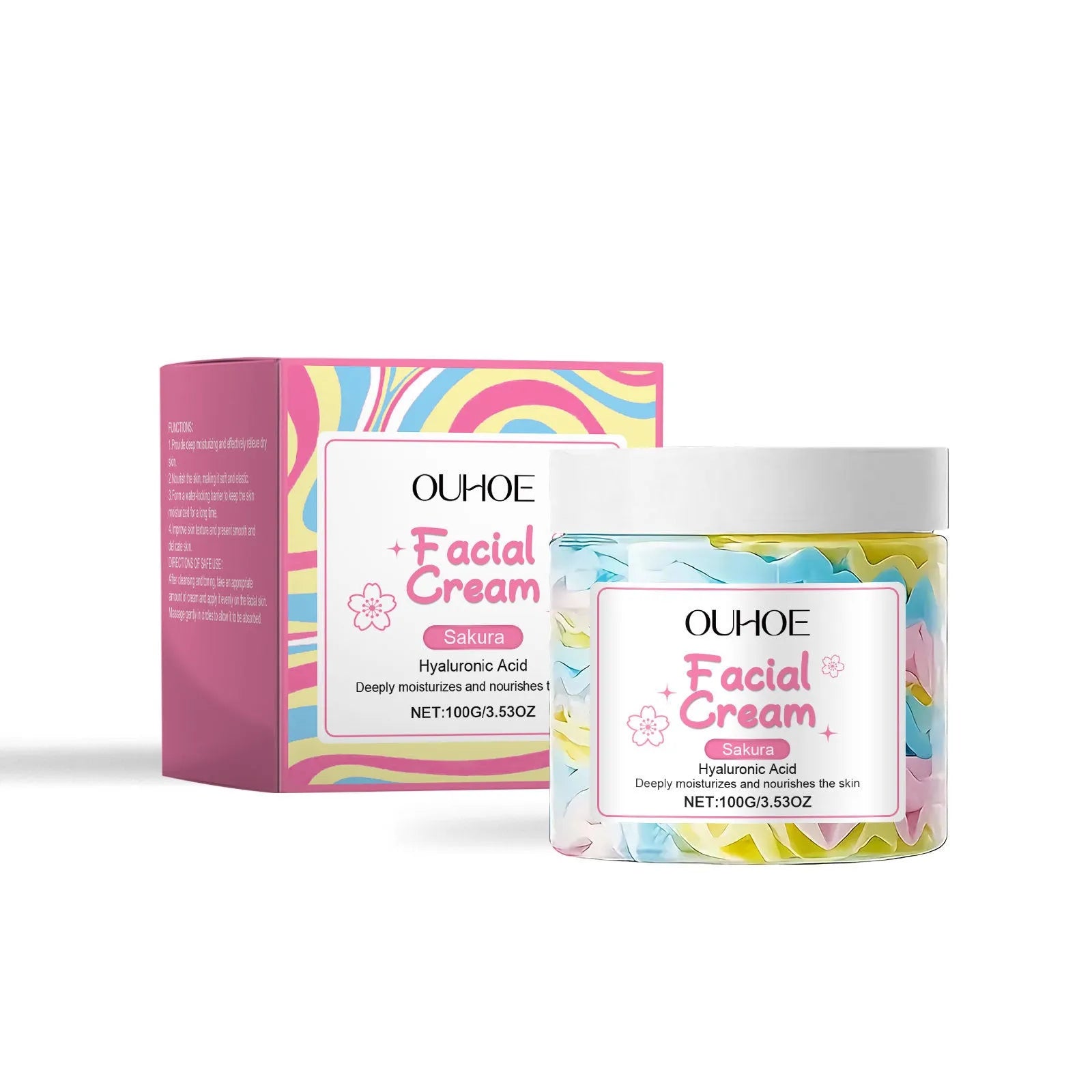 Sakura Butter Cream 100g facial moisturiser in 5.7cm container