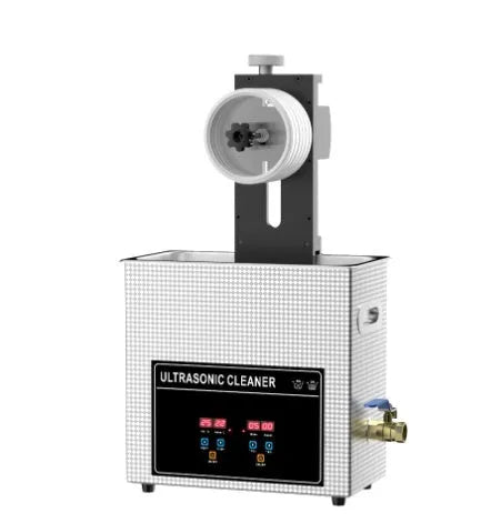 Mini ultrasonic cleaning machine with temperature display and single cleaning slot for vinyl records