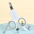 Professional grey pet nail clippers with curved tip and rubberised anti-slip handle.