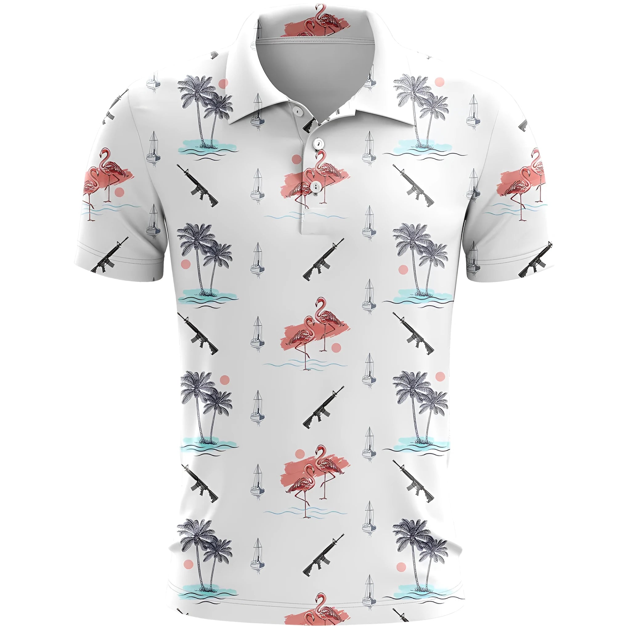 3D printed sports short sleeve t-shirt in loose fit with colour-matching pattern on polyester bird eye cloth fabric