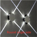 Modern square and round LED wall light with iron lampshade in Chinese style design