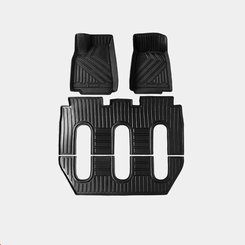 Tesla Model X waterproof TPE floor mats and trunk pad set for 2016-2023 vehicles