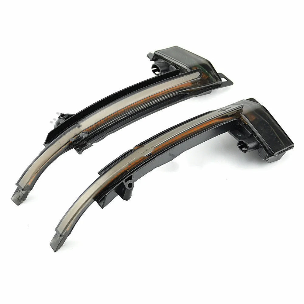 Dynamic LED mirror turn signal indicators for Audi A4 B8 and B8.5 models in black and white options