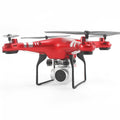HD aerial photography drone in alloy construction with USB control handle, shown in black colour option.