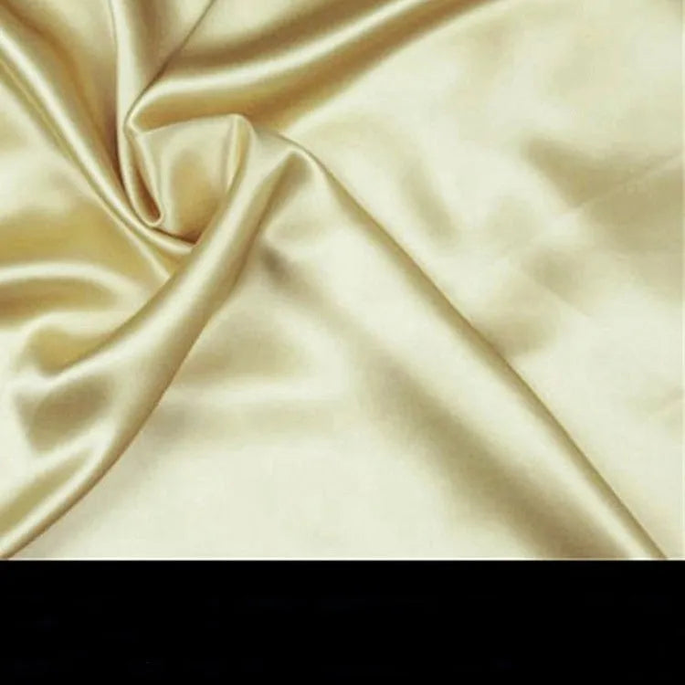 19 Momme double-sided silk pillowcase in apricot colour with hidden zipper closure