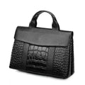 Women's black PU shoulder bag with large 36cm and small 34cm width options