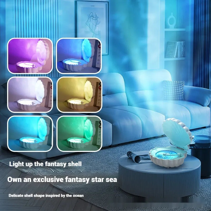 Retro vinyl record player shell lamp in blue colour with lithium battery portable lighting