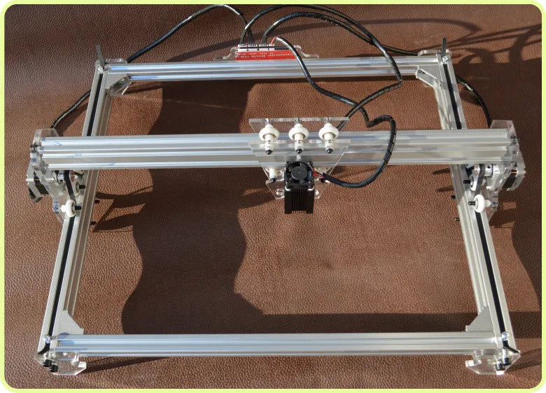 Miniature laser engraving machine with 3000mW power and 400x300mm base plate