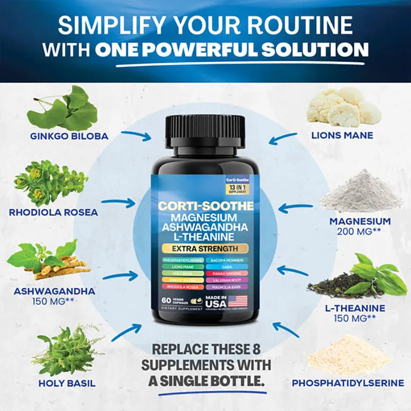 Bottle of 60 South African Drunken Eggplant Magnesium vegetable capsules