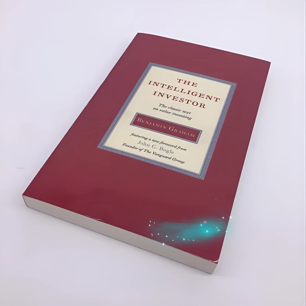The Intelligent Investor book English version cover showing investment finance title