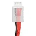 1200mAh 7.4V lithium battery for RC cars and ships measuring 15x36x70mm