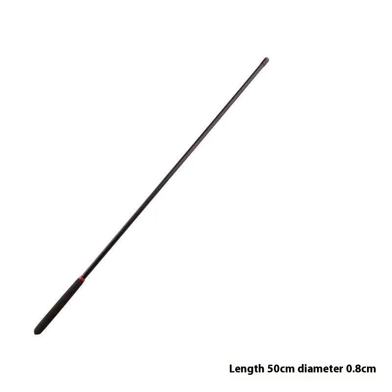 Resin pointer tool shown next to a measuring tape, used for marking measurements during crafting.