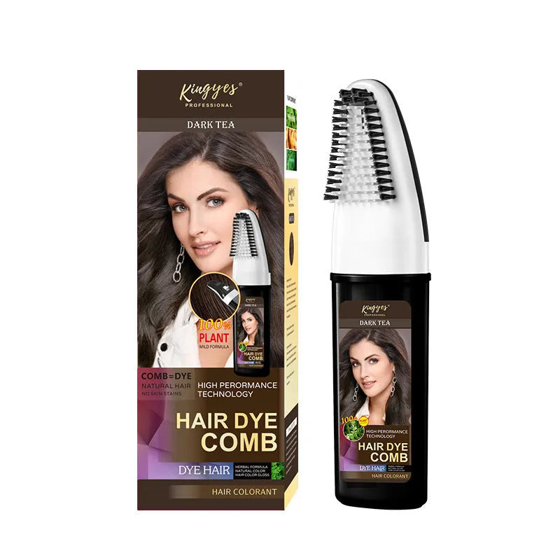 200ml bottle of permanent hair colour cream in brown, dark brown or wine red shade