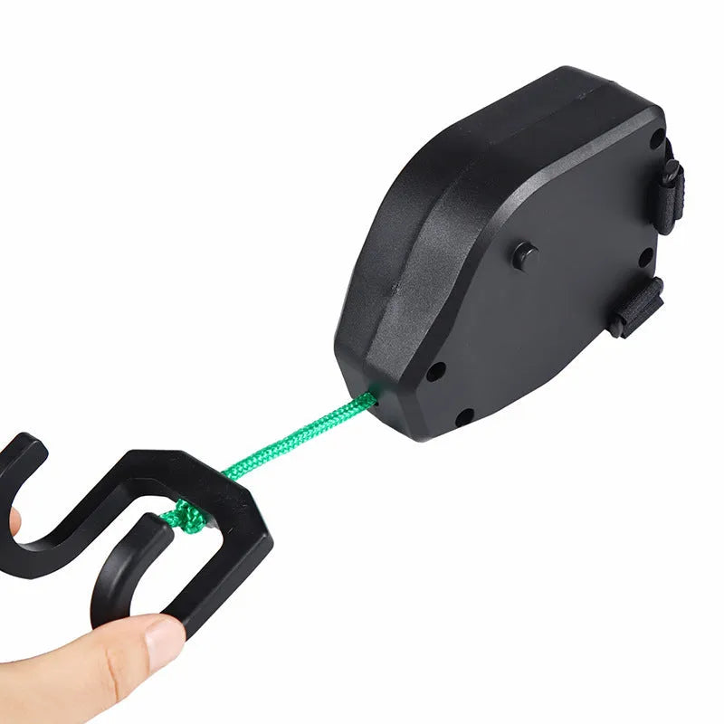 Black plastic/resin bicycle trailer rope traction device for mountain bike child trailers