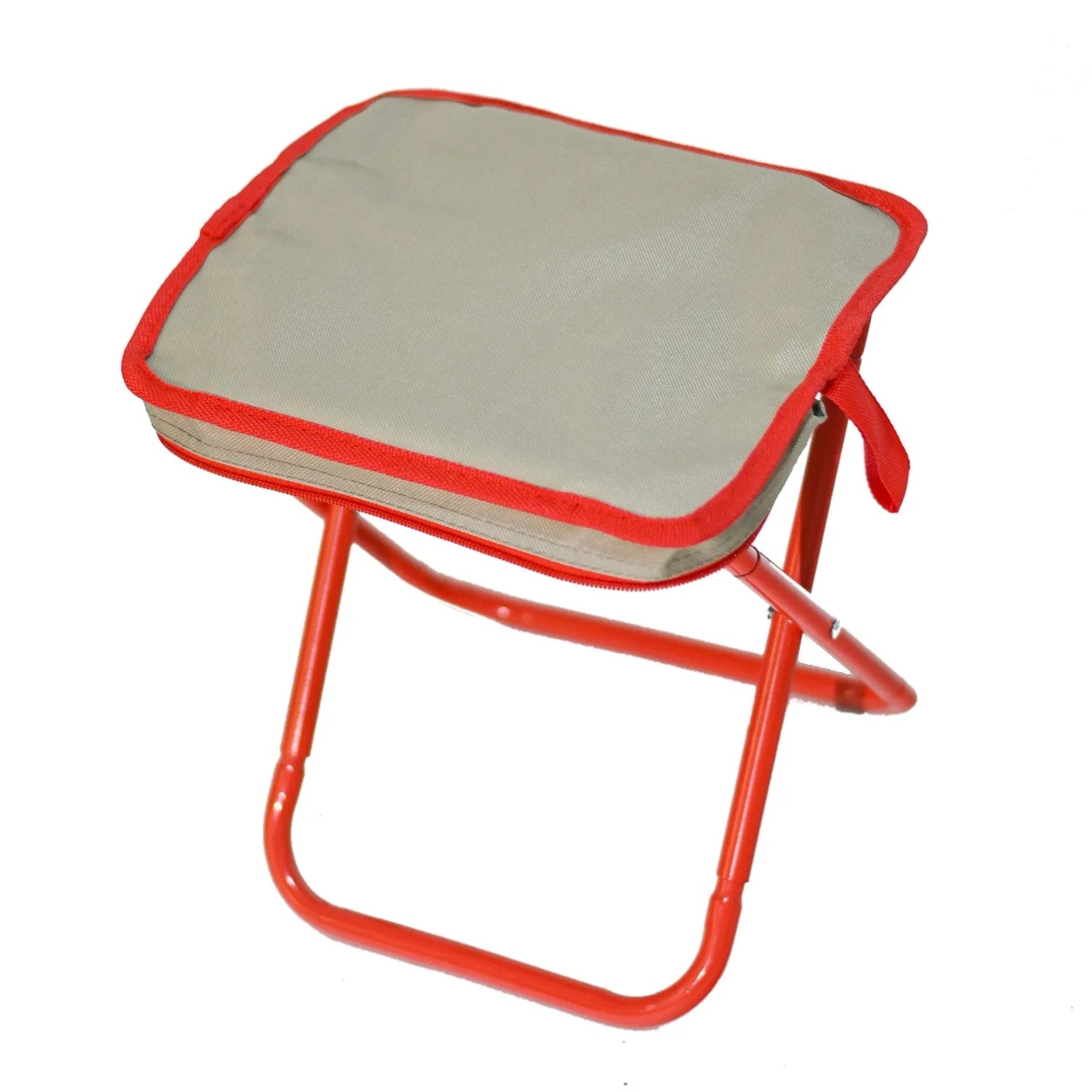 Oxford cloth folding camp stool in pencil box style with multiple colour options