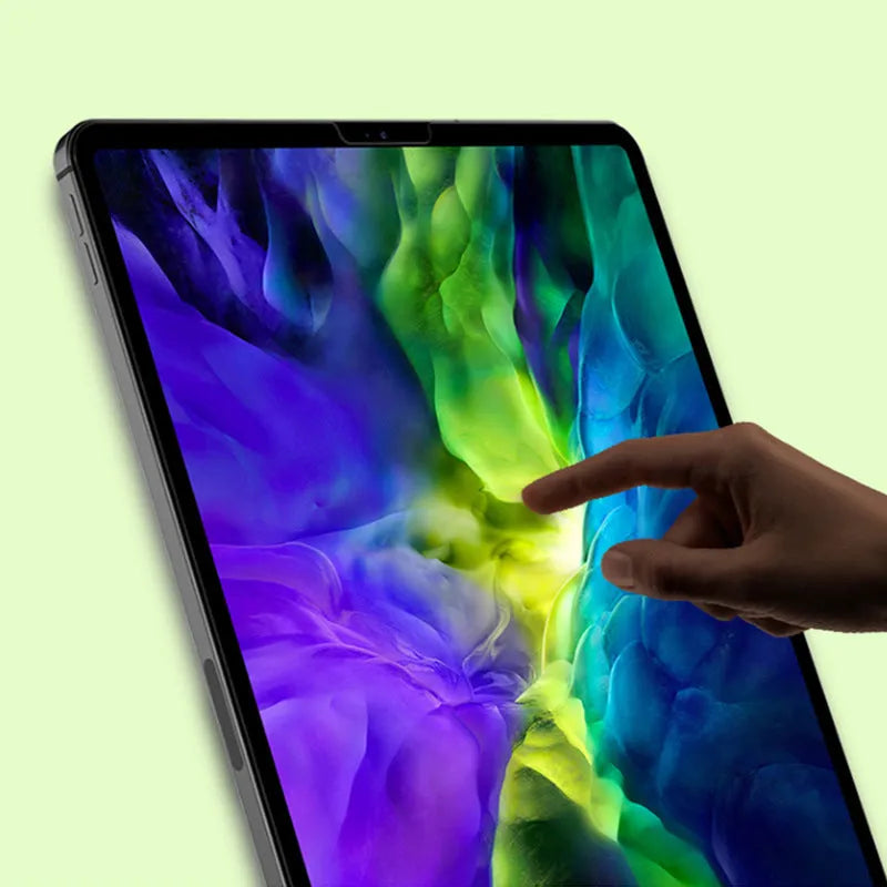 Second generation magnetic painting film for iPad screen protection with application tools