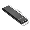 6TB ultra-thin metal SSD mobile hard disk with external power supply, available in five colours.