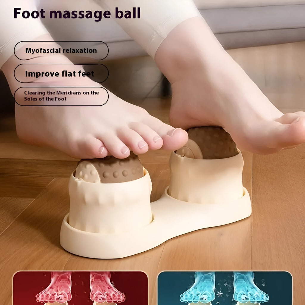 Caramel mocha and green massage balls for cold and hot compress therapy with double and single ball options