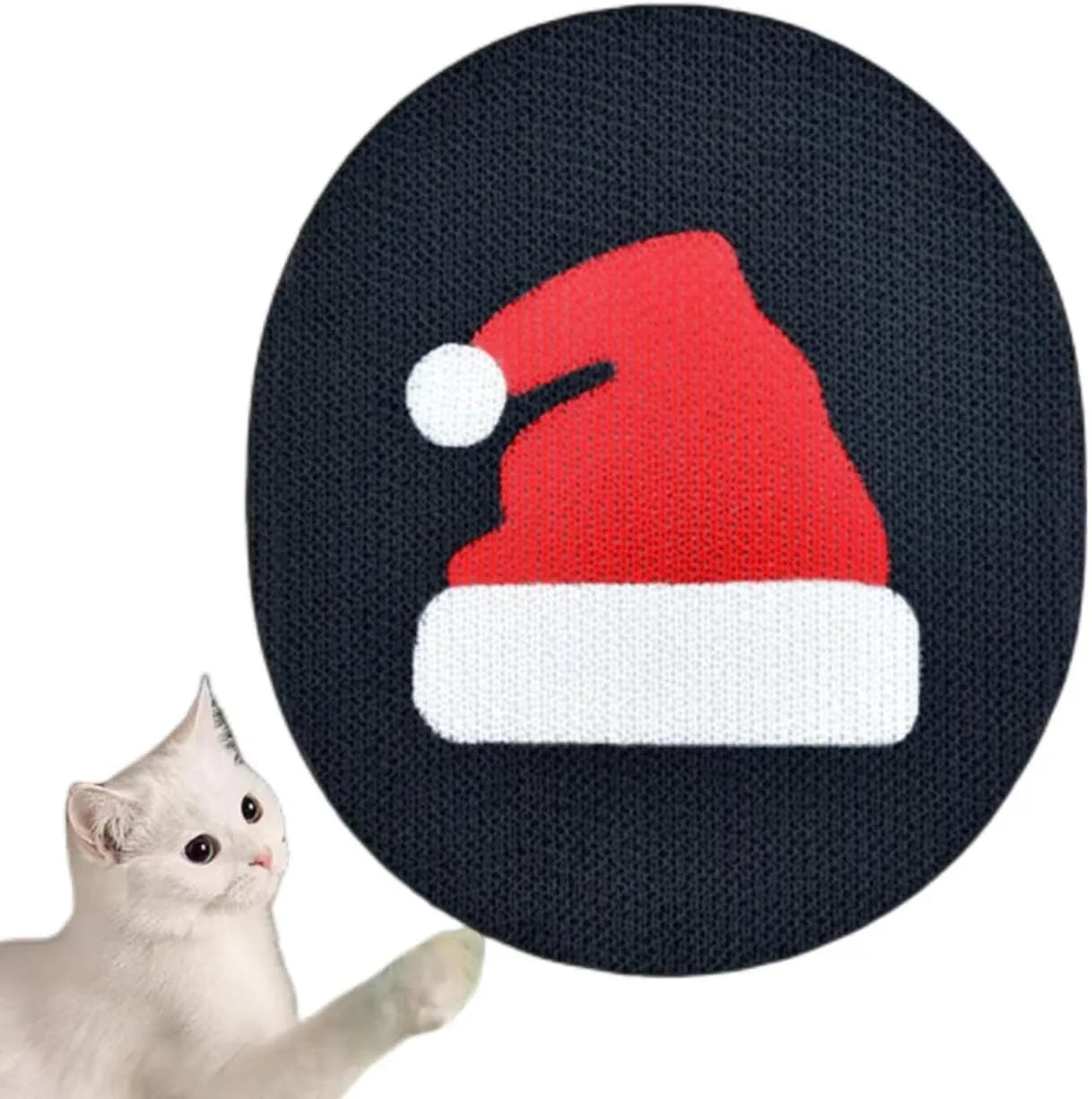 Wall mounted vertical cat scratcher with corrugated cardboard surface