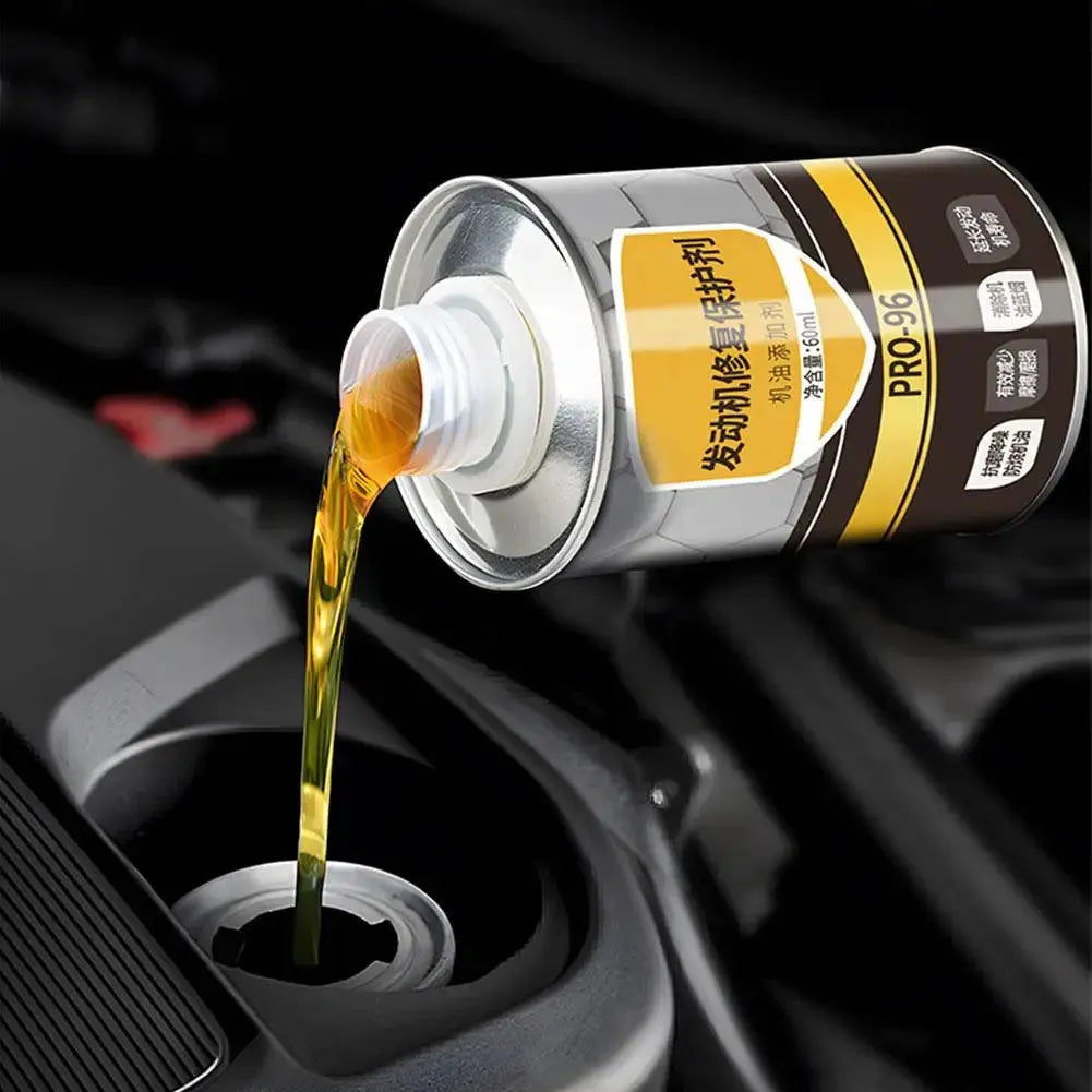 60ml engine anti-wear agent oil additive with white cover for vehicle maintenance