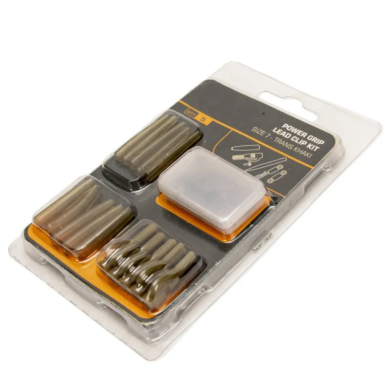 European carp fishing 30-piece accessory card with anti-winding pipes, threaded hoses, rotation pieces and screws