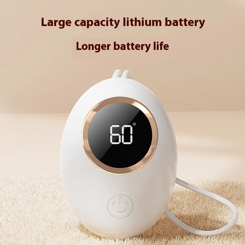 USB digital display hand warmer power bank in portable mini size with aluminum heat dissipation