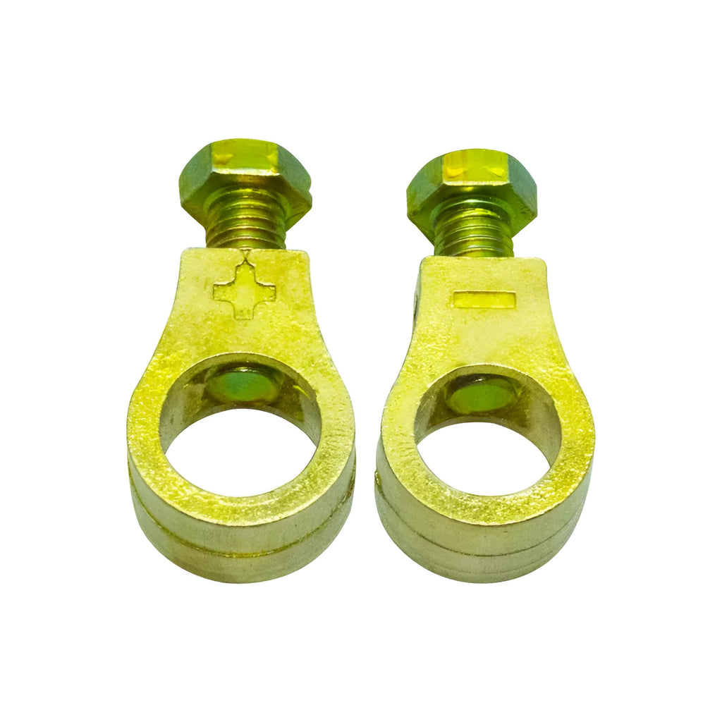 Pure copper battery wiring clamp with patented design for automotive battery connections