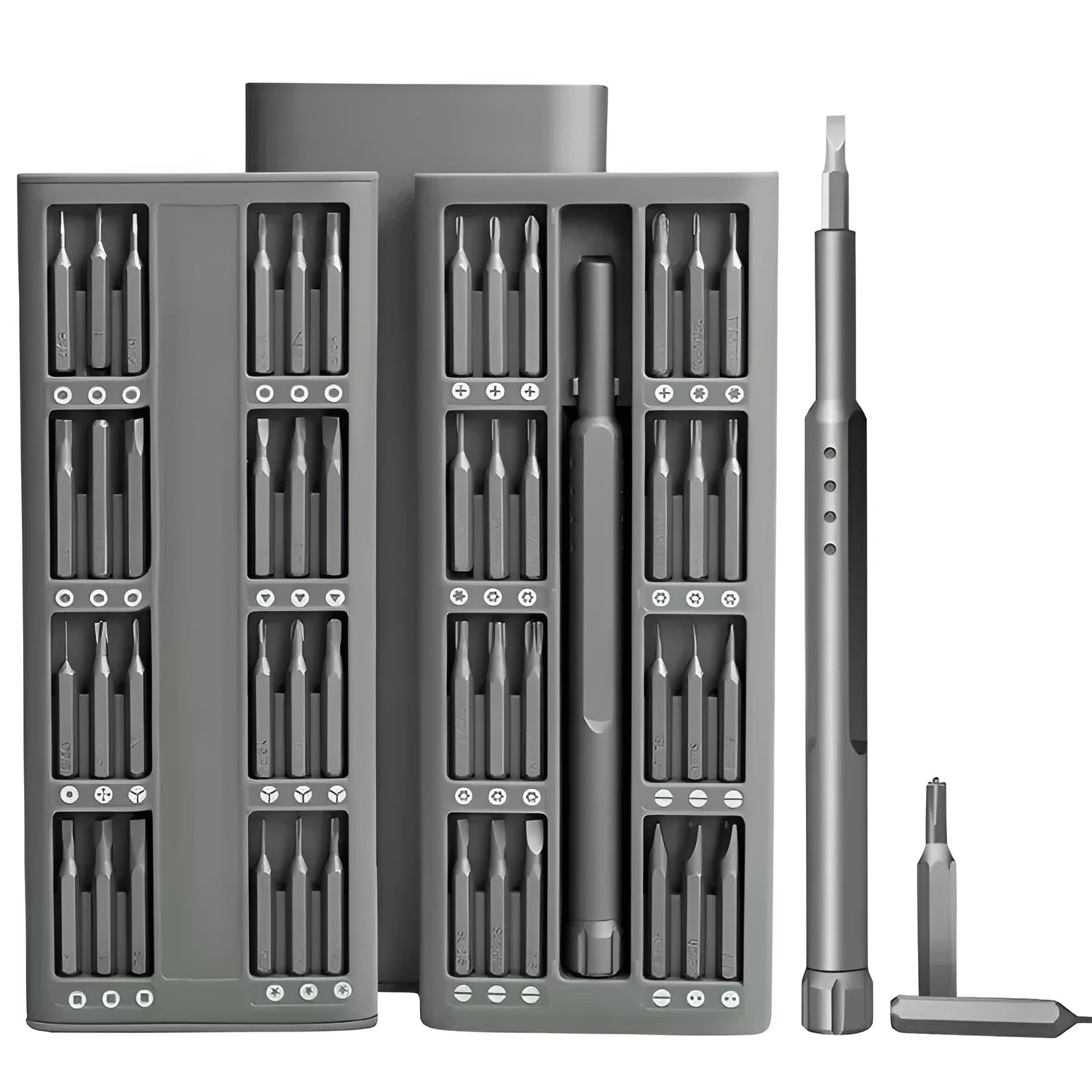 49-in-1 magnetic screwdriver repair tool set for mobile phone disassembly with nickel aluminium bronze construction