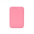iPhone MagSafe compatible card case with magnetic holder in PU leather, shown in black colour option.