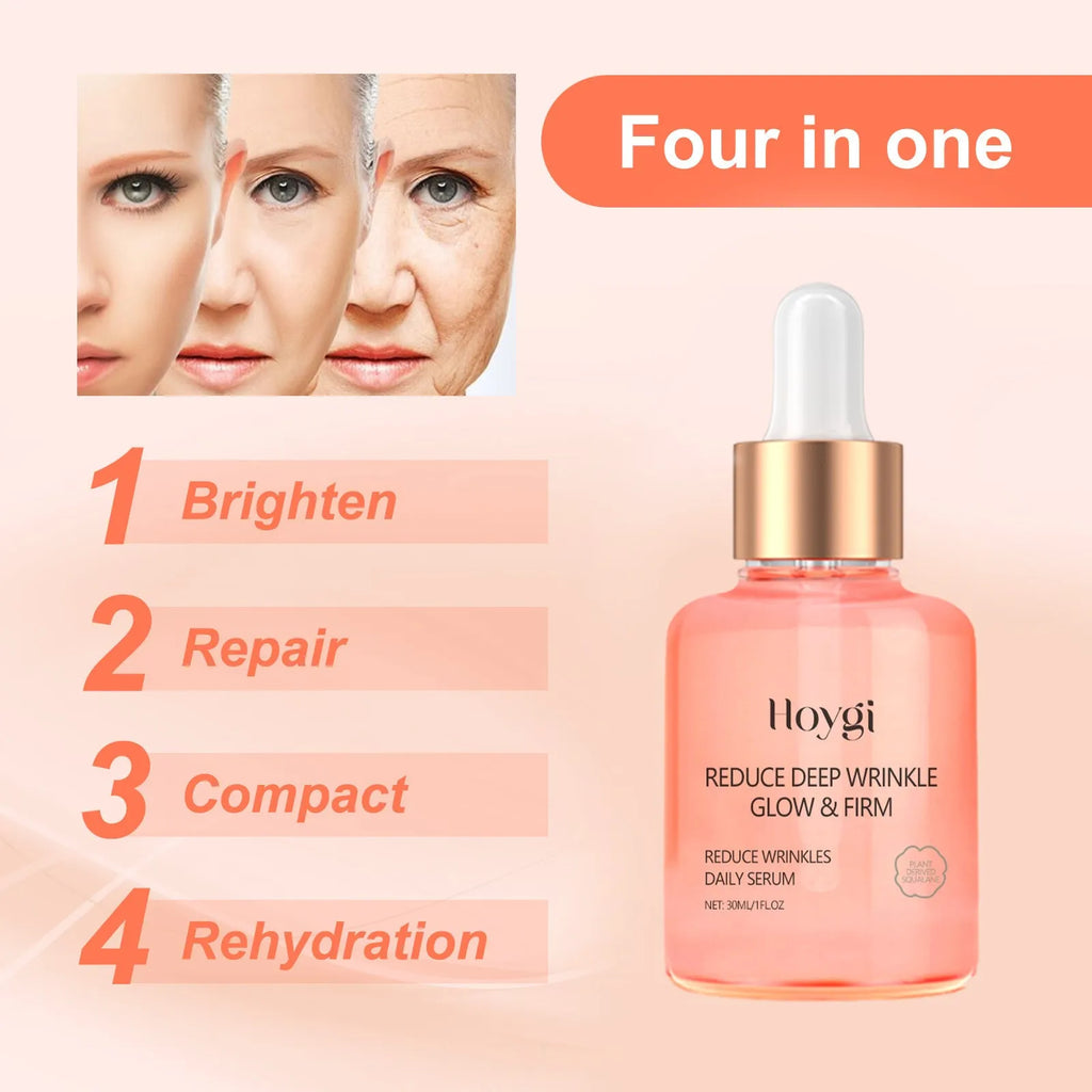 30ml rose essential oil bottle with dropper for facial skincare and wrinkle reduction