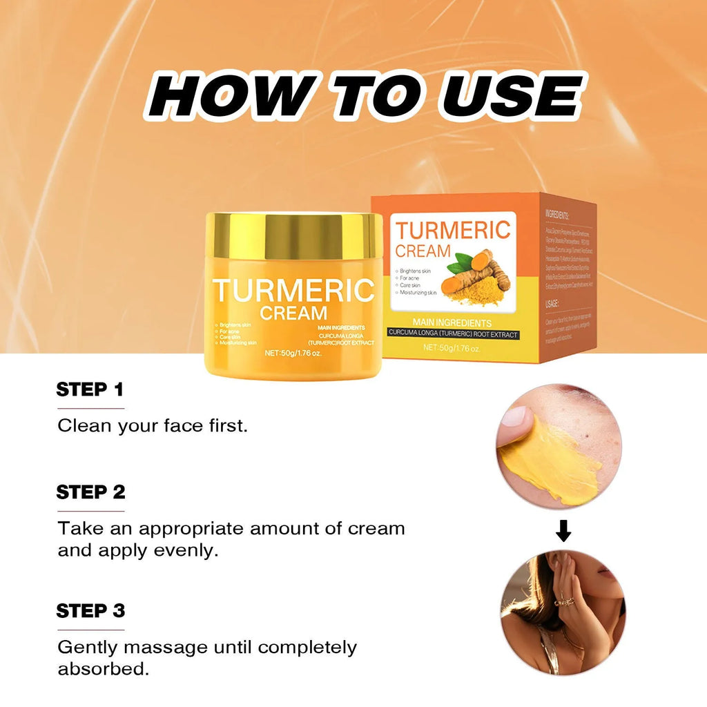 50g moisturising skin cream jar with hydrating and brightening formula measuring 53mm × 53mm × 48mm