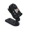 Black wireless Wifi remote camera with LCD screen and optical zoom lens