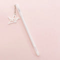 Paper crane rabbit pendant gel pen with 0.38mm tip and plastic shell