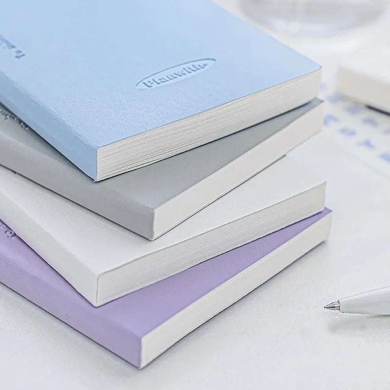 A5 embossed meter notebook showing cover colour options with 80 pages of 100g white cow paper