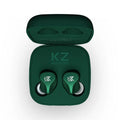 Z1 true wireless Bluetooth headphones in black or green colour with in-ear design