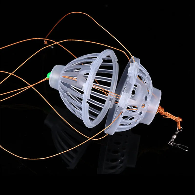 Silver carp bighead fishing set with double buckle explosive hook and barbed No. 9 fishhook