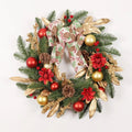 American country style plastic Christmas garland in four design options with lighting choices